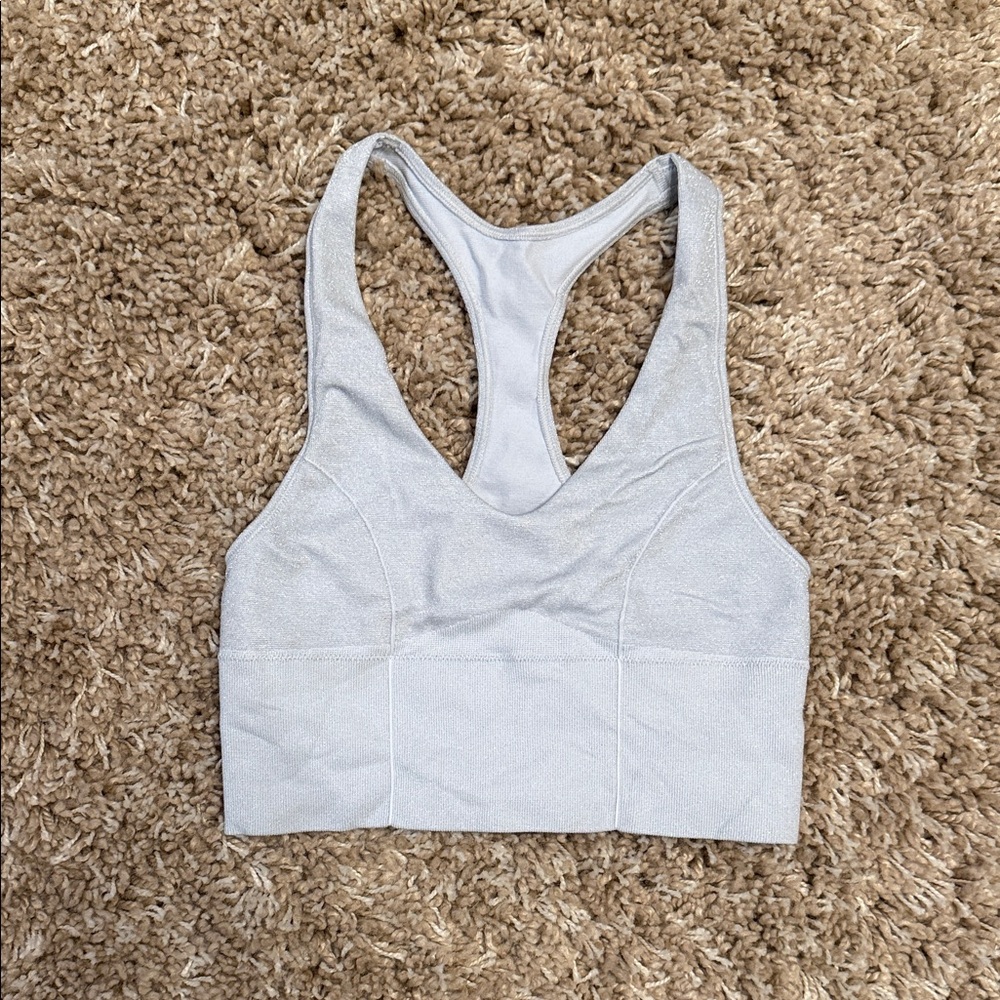Victoria's Secret Light Purple Subtle Glitter Sports Bra